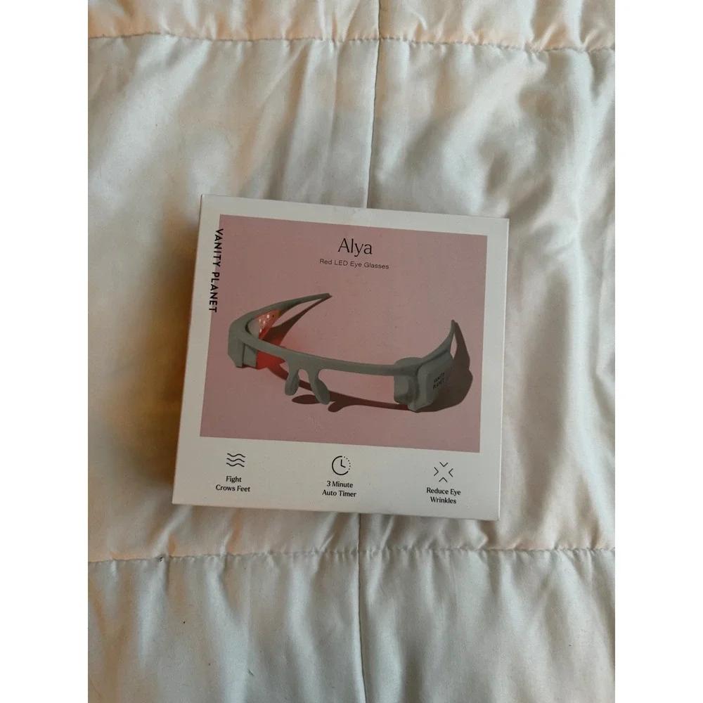 Vanity Planet Alya Red LED Grey New Anti-Aging Wrinkle‎ Tech Eye Glasses